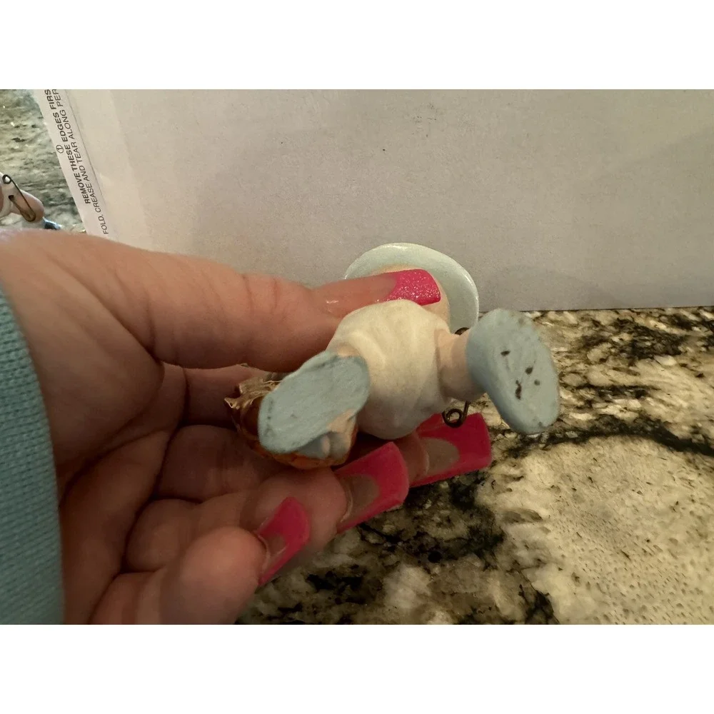 McFarlin Freeman California Collectible Baby Figurine With Fish‎